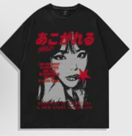 ROMWE Anime men’s y2k tee